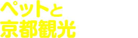 ペットと一緒に京都観光できます！